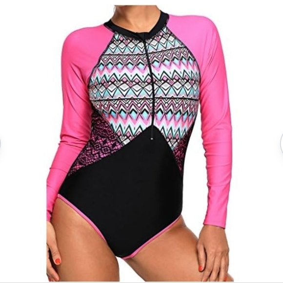 NEW Yoshini Swimsuit Surf Maya Rashguard Small - Picture 1 of 9